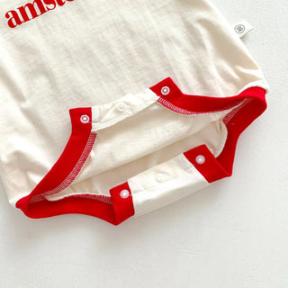 Short Sleeve Letter Outfit - RYAN AND REMI