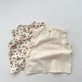 Ruffle Sleeveless Top - RYAN AND REMI