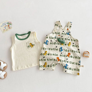 Dinosaur Jumpsuit T-shirt Outfit - RYAN AND REMI