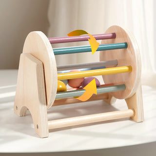Montessori Wooden Spinning Drum - RYAN AND REMI