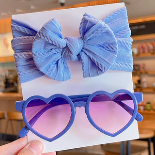 Headband with Heart Glasses - RYAN AND REMI