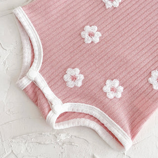 Breathable Camisole Flower Bodysuit - RYAN AND REMI