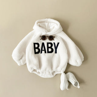 BABY Fleece Pullover Romper - RYAN AND REMI
