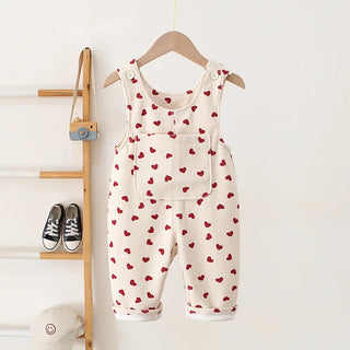 Full Heart Print Jumpsuit - RYAN AND REMI