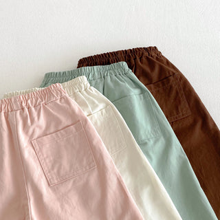 Elastic Waist Casual Pants - RYAN AND REMI