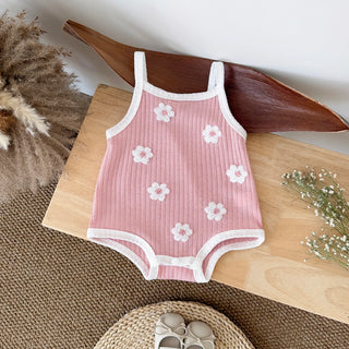 Breathable Camisole Flower Bodysuit - RYAN AND REMI