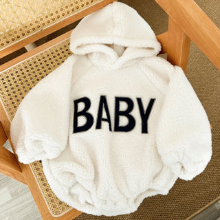BABY Fleece Pullover Romper - RYAN AND REMI