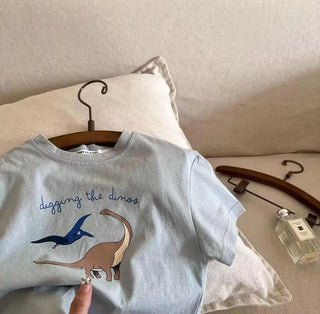 Boys Cartoon Printed T-shirt - RYAN AND REMI