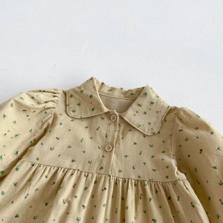 Corduroy Floral Lapel Jumpsuit - RYAN AND REMI