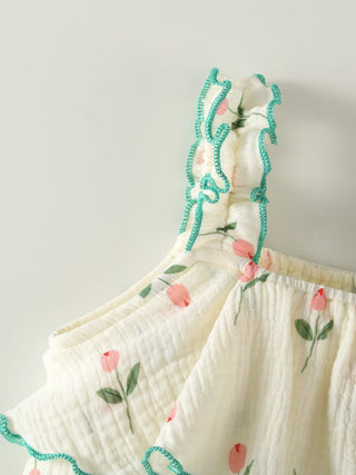 Tulip Cotton Romper Set - RYAN AND REMI