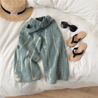 Denim Wide Leg Pants - RYAN AND REMI