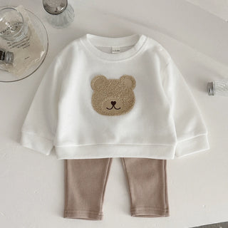 Bear Patch Long Sleeve Set - RYAN AND REMI