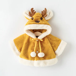 Plush Reindeer Poncho - RYAN AND REMI