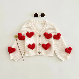 3D Sweetheart Cardigan Sweater - RYAN AND REMI