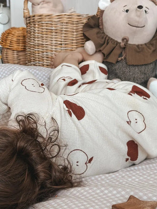 Waffle Cotton Pajama Set - RYAN AND REMI