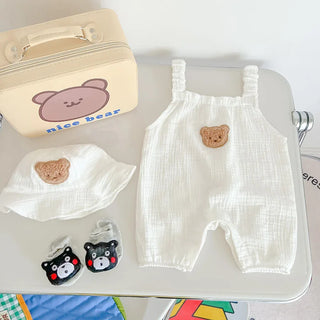 Teddy Bear Sling Romper Set - RYAN AND REMI