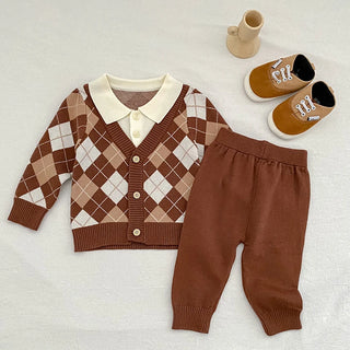 Classic Checkered Sweater Set - RYAN AND REMI