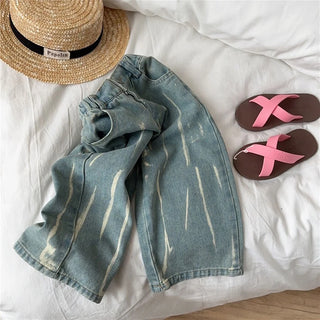 Denim Wide Leg Pants - RYAN AND REMI