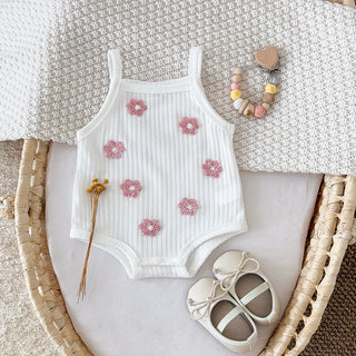 Breathable Camisole Flower Bodysuit - RYAN AND REMI