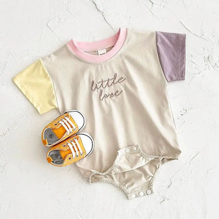 Little Love Color Block T-Shirt Bodysuit - RYAN AND REMI