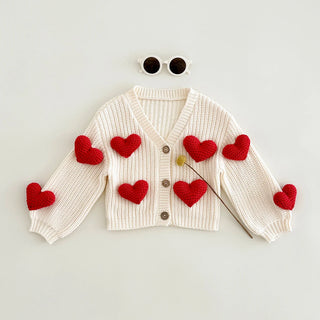 3D Sweetheart Cardigan Sweater - RYAN AND REMI