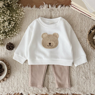 Bear Patch Long Sleeve Set - RYAN AND REMI