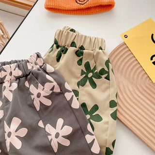 Retro Flower Loose Pants - RYAN AND REMI