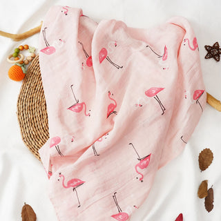 Printed Muslin Cotton Baby Swaddle - RYAN AND REMI