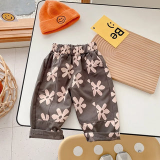 Retro Flower Loose Pants - RYAN AND REMI