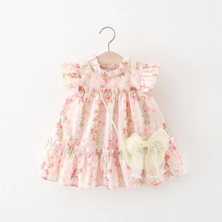 Floral Print Dress with Bag - RYAN AND REMI