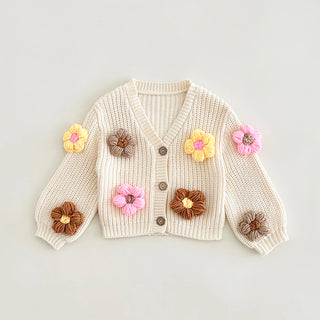 3D Flower Cardigan - RYAN AND REMI