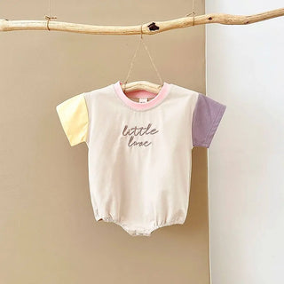 Little Love Color Block T-Shirt Bodysuit - RYAN AND REMI