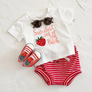 Striped Shorts Fruit Set - RYAN AND REMI