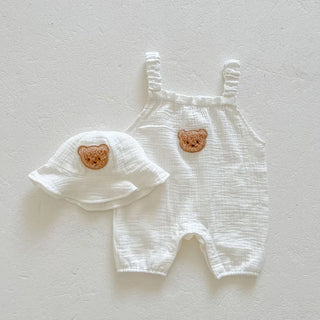 Teddy Bear Sling Romper Set - RYAN AND REMI
