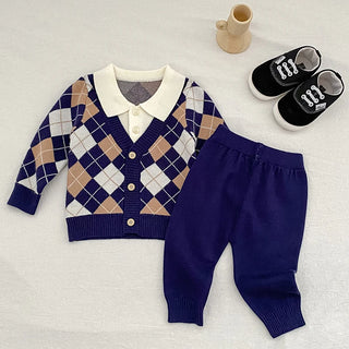 Classic Checkered Sweater Set - RYAN AND REMI