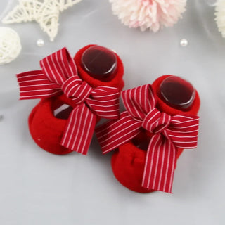 Anti Slip Bowtie Cotton Socks - RYAN AND REMI