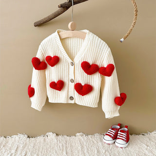 3D Sweetheart Cardigan Sweater - RYAN AND REMI