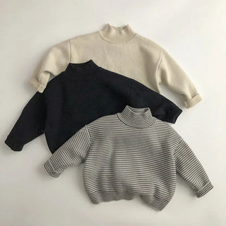 Fur Lined Turtleneck Sweater - RYAN AND REMI
