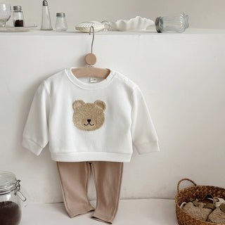 Bear Patch Long Sleeve Set - RYAN AND REMI