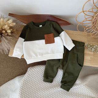 Green Splicing Sports Set - RYAN AND REMI