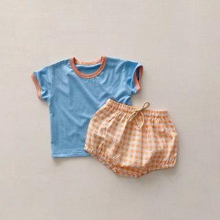 Checkered Playtime Shorts Set - RYAN AND REMI