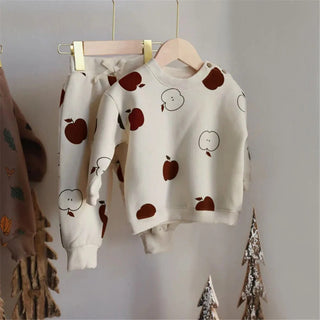 Warm Fall Apple Jogger Set - RYAN AND REMI