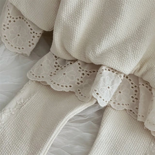 Lace Sweatshirt Pants Set - RYAN AND REMI