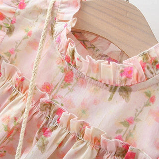 Floral Print Dress with Bag - RYAN AND REMI