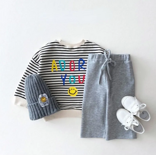 Adore You Long Sleeve Smiley Sweater - RYAN AND REMI