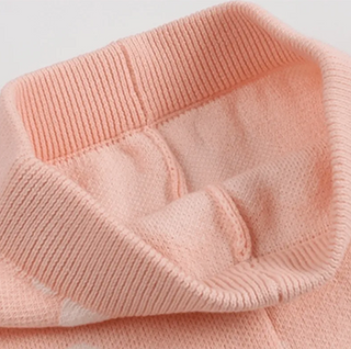 Pink Flower Knitted Set - RYAN AND REMI