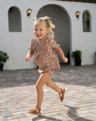 Pink Floral Shorts Set - RYAN AND REMI