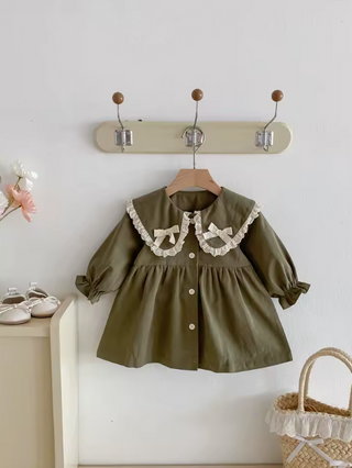 Double Bow Collar Dress - RYAN AND REMI