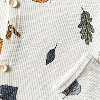 Waffle Cotton Pajama Set - RYAN AND REMI