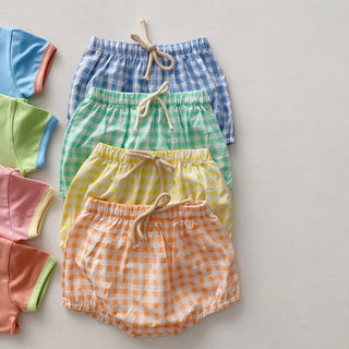 Checkered Playtime Shorts Set - RYAN AND REMI